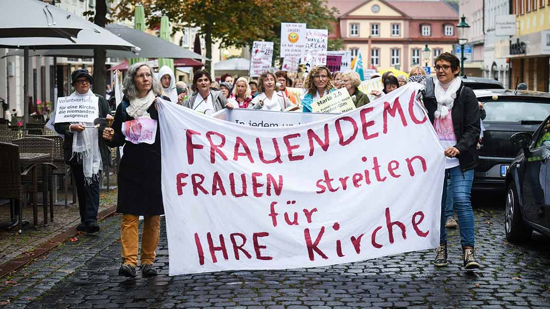 Frauen-Demo in Fulda
