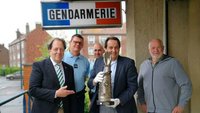 Reliquie in Frankreich in Empfang genommen