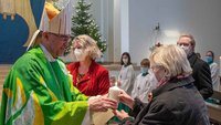 Weihbischof Rolf Lohmann feiert Gottesdienst in Kleve