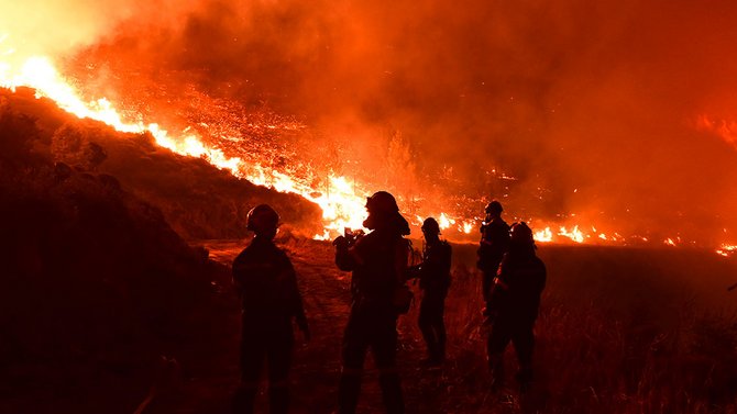 Waldbrand in Griechenland