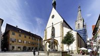 Der Rottenburger Dom am Marktplatz.