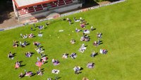 Fußballstadion Oythe bei Vechta.