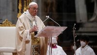 Papst Franziskus im Petersdom