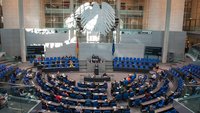 Plenarsaal im Bundestag