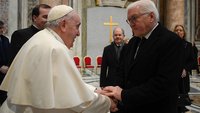 Papst Franziskus, Bundespräsident Steinmeier