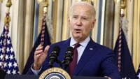 US-Präsident Joe Biden am Rednerpult