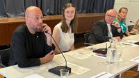 Pressekonferenz im deutschen Pilgerzentrum in Lissabon