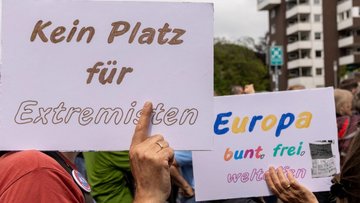 Demo gegen Extremismus