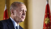 Der türkische Präsident Erdogan läuft duch das Bild.