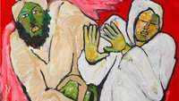 Der marokkanische Maler Aziz El Khiar zeigt mit seinen Bildern, wie er als Muslim Jesus versteht: Verkündigung des Engels an Maria. | Foto: privat