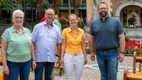 (v.l.) Susanne Mertens, Frank Reyans, Sara Falk und Bastian Rütten