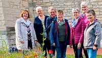 (von links): Monika Hugenroth, Hildegard Haermeyer, Mechthild Hartmann, Maria Ingenhorst, Gabriele Lönne, Elisabeth Steinhoff und Irmgard Kampmann