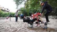 der Spielplatz als Ersatzturnhalle