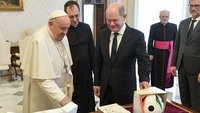 Olaf Scholz, Papst Franziskus