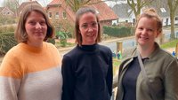 von links: Julia Eveslage, Vera Siering und Marlene Gerighausen