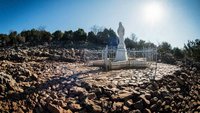 Marienstatue in Medjugorje.