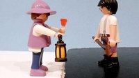 Szene mit Playmobil-Figuren