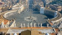 Blick vom Petersdom auf Rom