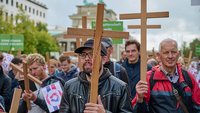 Teilnehmer am "Marsch für das Leben"