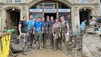 Menschen aus Uedem helfen nach der Flut in Ahrweiler