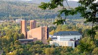 Blick auf die Abtei Königsmünster