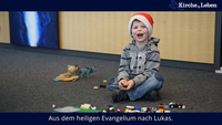 Das Weihnachtsevangelium nach Lukas.