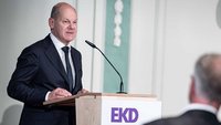 Olaf Scholz am Rednerpult