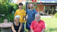 Joris, Jan, Renate und Reinhold Schapmann