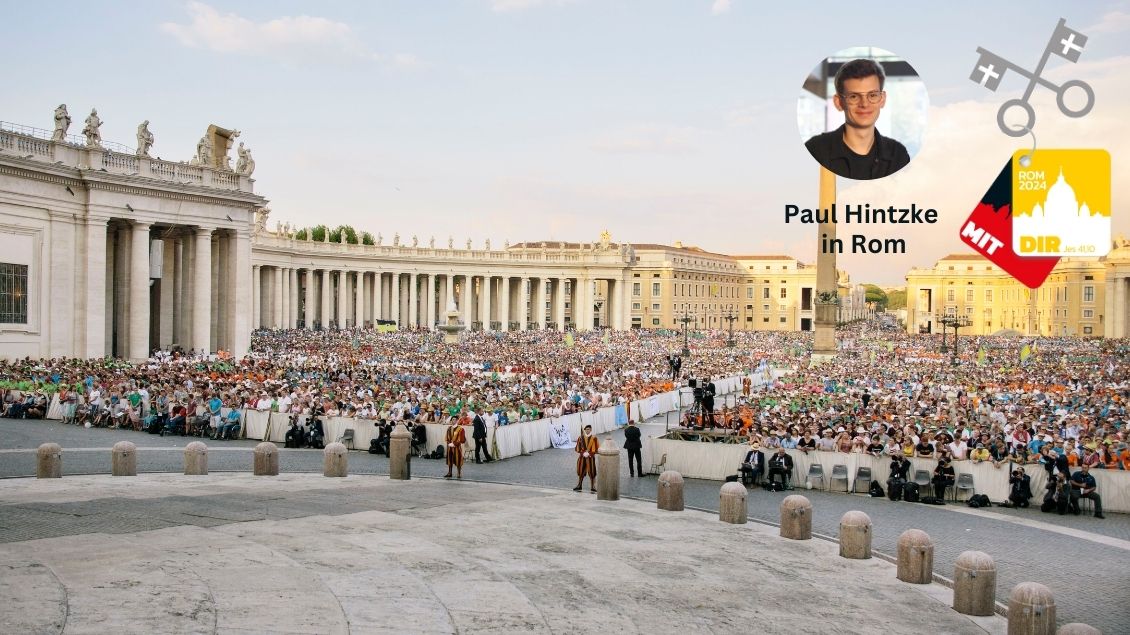 Von der Ministrantenwallfahrt aus Rom berichtet für Kirche+Leben Paul Hintzke.