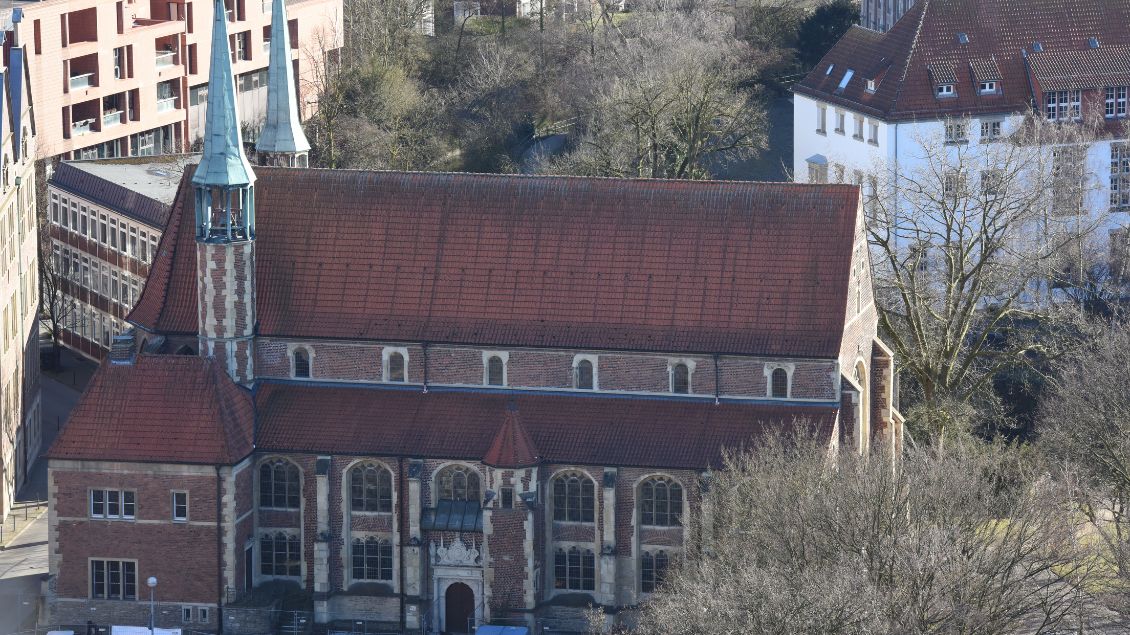 Die Petrikirche befindet sich in der Innenstadt Münsters. | Foto: Michael Bönte 