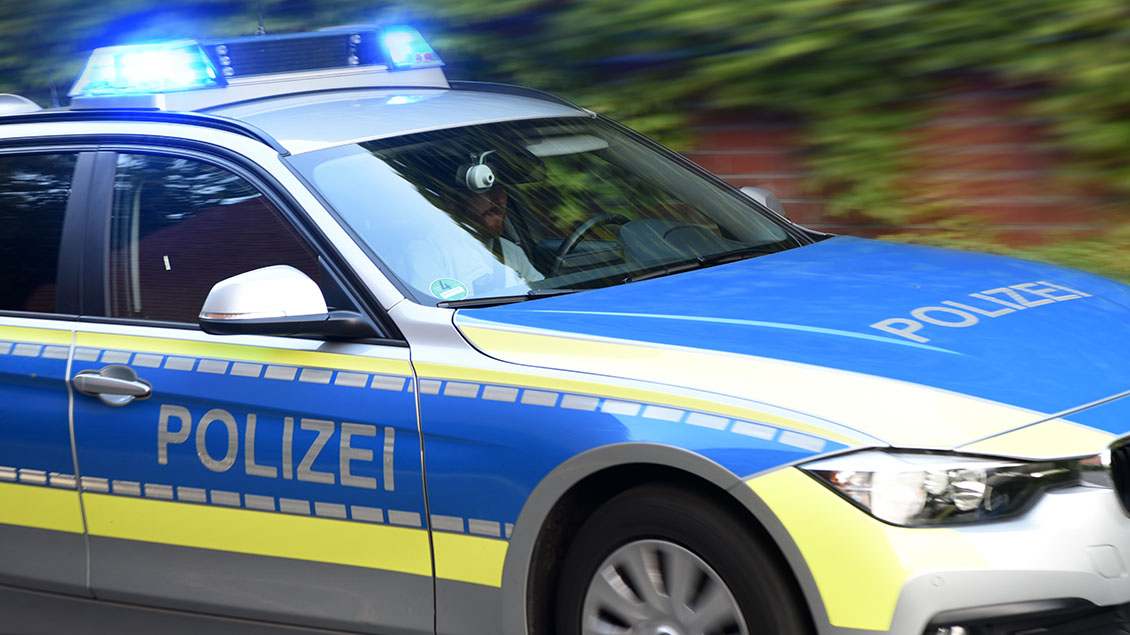 Polizeiwagen im Einsatz