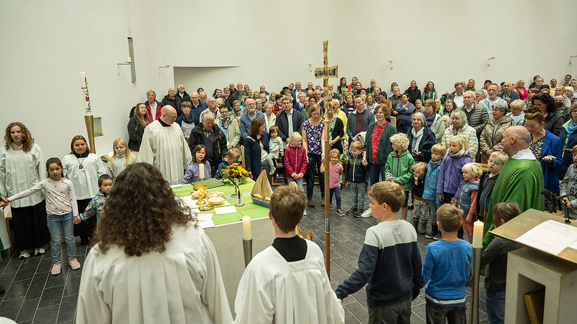 Die Kirche in Schillig war restlos voll.