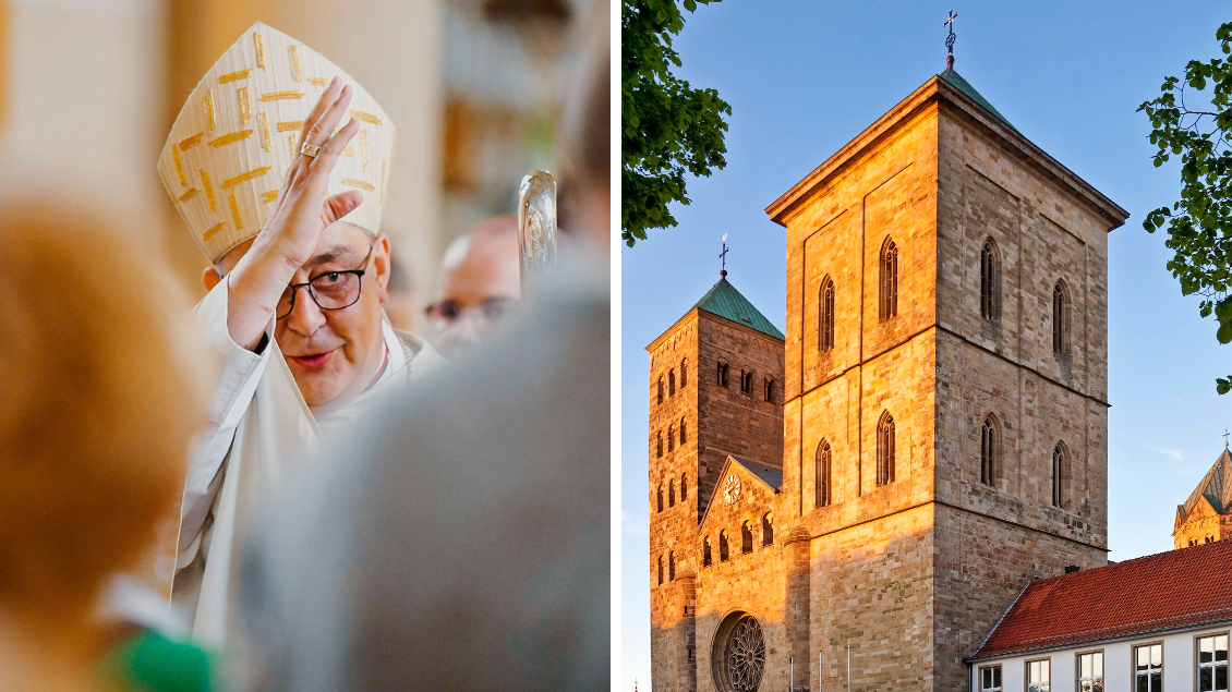 Der neue Bischof von Osnabrück und der Dom.