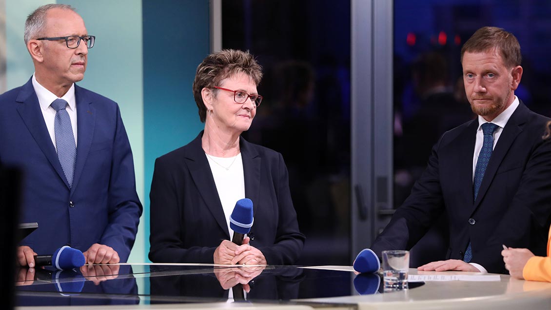 Jörg Urban, Sabine Zimmermann, Michael Kretschmer