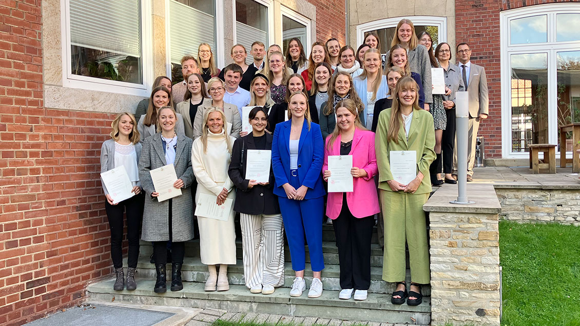 Gruppenbild der angehenden Lehrkräfte.